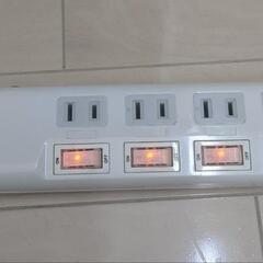 【お取引決定】延長コード2m4口の画像