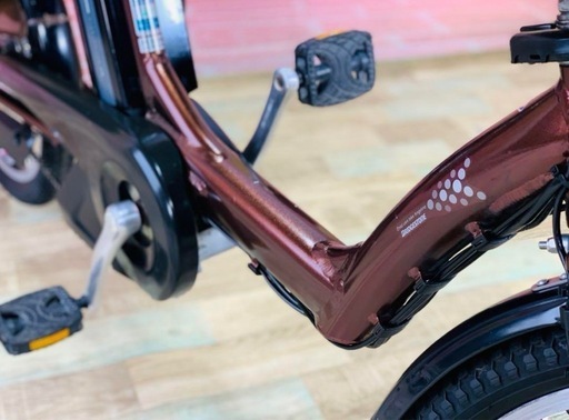 ブリヂストン子供乗せ電動アシスト自転車20インチ 1663ブリヂストン20