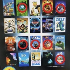ピクサー ハッピーくじ I賞 ファブリックポスター