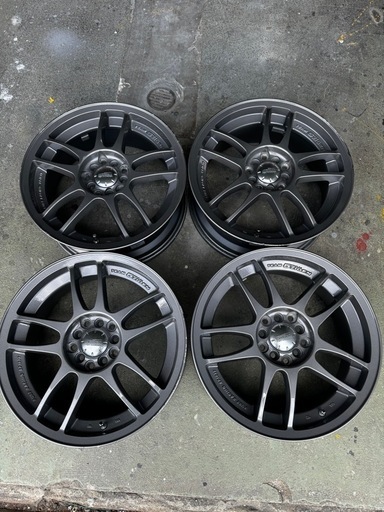 5ZIGEN TRY HARDER 17インチ 7J＋48  PCD100/114.3マルチ 4本