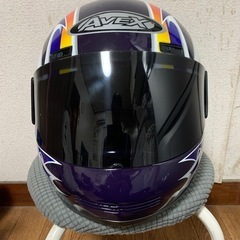 AVEXフルフェイスヘルメットパープル