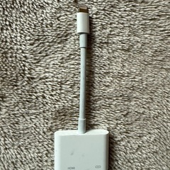 Apple純正 Lightning to Digital AV Adapter HDMIライトニング変換アダプタ MD826AMの画像