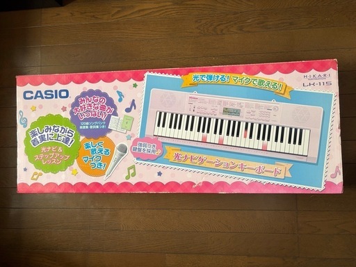 CASIO 光ナビゲーション キーボード /電子キーボード LK-115