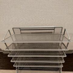 【廃棄済】書類用スチールラック