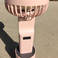 ハンディファン　回転スタンド付きの画像