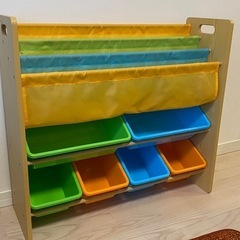 キッズ用カラフル収納ラック