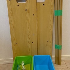 キッズ用カラフル収納ラックの画像