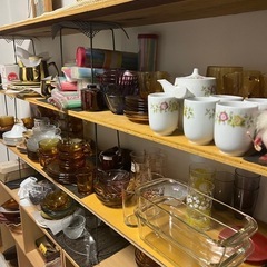 12.13日現地持ち帰り限定レトロ食器雑貨差し上げますの画像