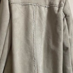 新品美品！ ムートンコート ライダース デザイン お洒落な色合い🎶の画像