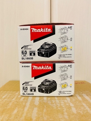 新しいスタイル 新品】マキタ 18V 6.0Ah リチウムイオンバッテリー2個セット その他