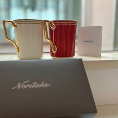ノリタケ 
ペアマグカップの画像