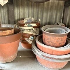(引渡予定あり)植木鉢　約20〜30個