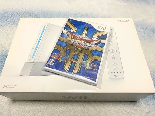 【動作確認済み】Wii本体＋ドラゴンクエストⅠ・Ⅱ・Ⅲセット