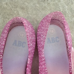 ABCマート　グリッターサンダル　18センチの画像