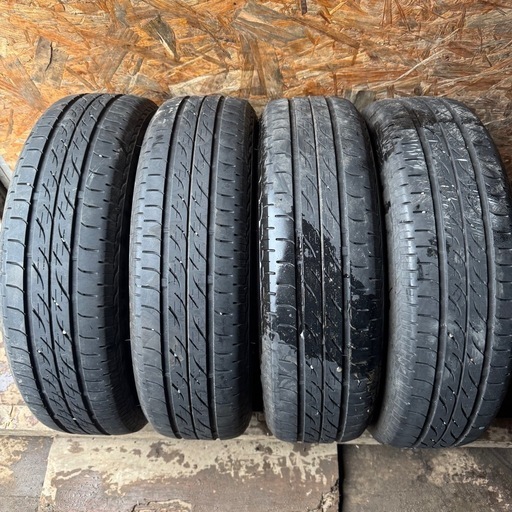 バリ山　BRIDGESTONE ブリヂストン　ブリジストン　NEXTRY 155/65R14 夏タイヤ　2022年製　14インチ
