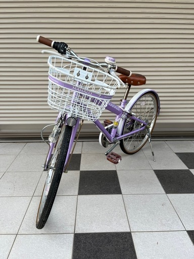 子供用自転車マハロ24インチ・パープル女の子用 (Kano) 富雄の 子供用自転車マハロ24インチ・パープル女の子用 (Kano) 富雄の