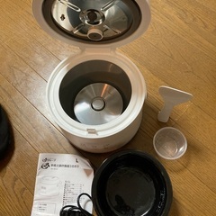 夢グループ　新古品本格土鍋炊飯器3合　ほぼ使っていなくてとても綺麗