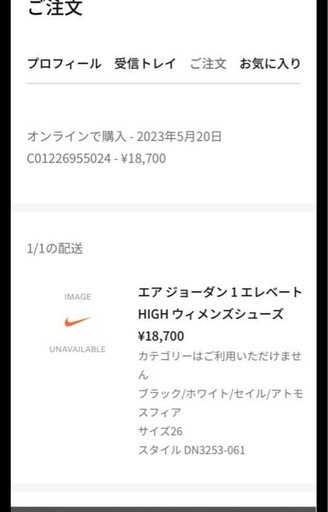 エアジョーダン1エレベート HIGH
