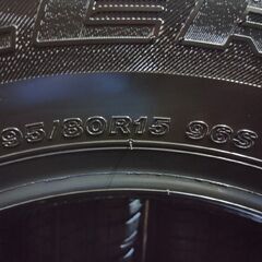【新車外し】BS BRIDGESTONE DUELER H/T 684Ⅱ 195/80R15 15インチ 夏タイヤ 4本 21年製 ジムニーシエラ パジェロミニ　(VTN252)の画像