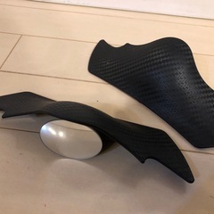 サイドミラー　死角　補助ミラー　バイザー　新品　未使用の画像