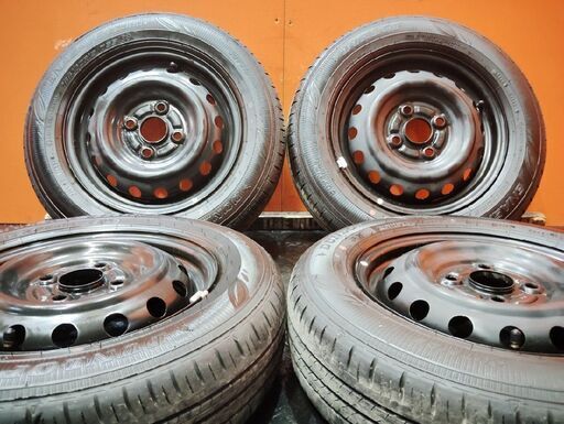 DUNLOP EC300+ 155/70R13】夏タイヤ【スチールホイール 13インチ