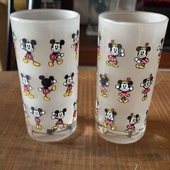 東京ディズニーランド ミッキーミニーのグラス 