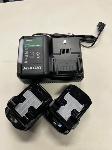 【新品未使用】ハイコーキ　Bluetooth 搭載マルチボルトバッテリー&充電器セット