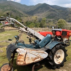 ⭐️実働　クボタ　Ｋ６００　耕運機　ディーゼル⭐️大型耕運機　輸出⭐️の画像