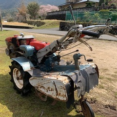 ⭐️実働　クボタ　Ｋ６００　耕運機　ディーゼル⭐️大型耕運機　輸出⭐️の画像