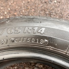 19：夏タイヤ(155/65R14)ブリヂストンタイヤ・ネクストリーの画像