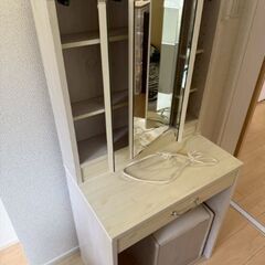 使用歴少！三面鏡　ドレッサーの画像