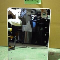 O734　ノーブランド　電池式　卓上LEDミラー　の画像