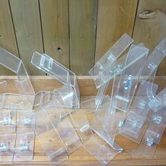 中古 USED 靴店用 業務用 アクリル製 靴 シューズ ディスプレイスタンド 展示台 まとめて フリマアプリ用商品の撮影時に役立ちますの画像