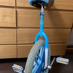 ブリヂストン一輪車18インチ（水色）の画像
