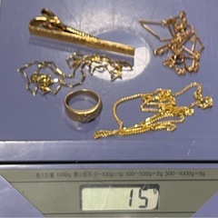 18金 リング ネックレス タイバー まとめて15g