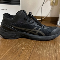 バスケットシューズ　ASICSゲルバースト28 BLACK 27.5cmの画像