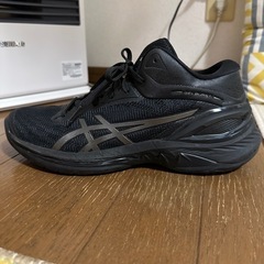 バスケットシューズ　ASICSゲルバースト28 BLACK 27.5cmの画像