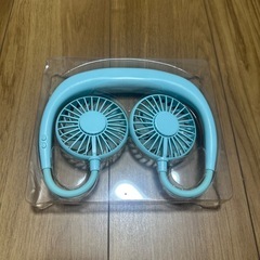 首かけ⭐️可愛いお色味　ポータブルファン 扇風機 USB充電