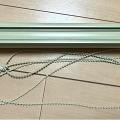 4/13まで　遮光ロールスクリーン　90×200cm グリーンの画像