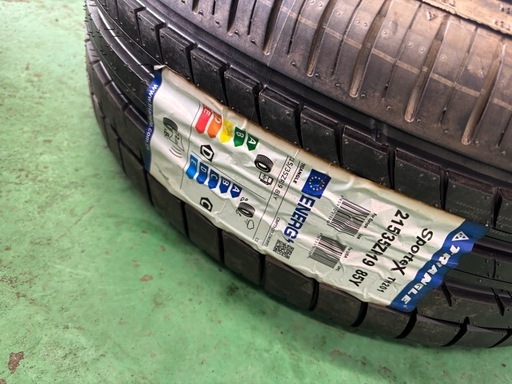 新品夏タイヤ4本！１９インチ