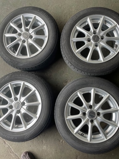 ダンロップENASAVE EC300+165/65R14 とeco FORMアルミホイール ダンロップENASAVE EC300+165/65R14 とeco FORMアルミホイール