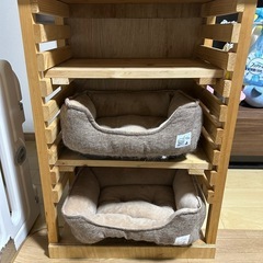 猫のベッド（木製）差し上げます。