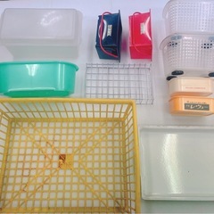 かご プラスチック 収納 ケース バスケット  の画像