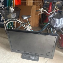 ジャンク電動自転車、テレビ、