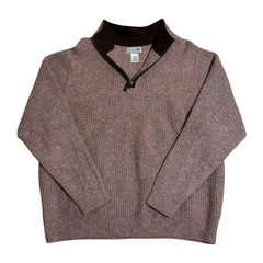 LLBean　エルエルビーン　ハーフジップ　セーター　ライトブラ...