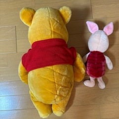 プーさんピグレットぬいぐるみの画像