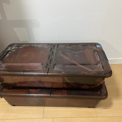 無料収納ケース2つ