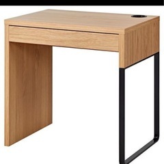 【最終値下】配送🉑IKEA MICKE（ミッケ）デスク／オーク調の画像