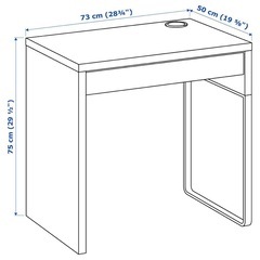 【最終値下】配送🉑IKEA MICKE（ミッケ）デスク／オーク調の画像
