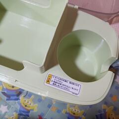 Combi コンビ お湯でコットンおしりふき グリーンの画像